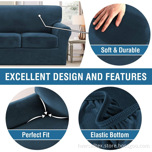 Multi-Piece Stretch Sofa Couch Cover